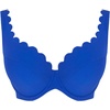 image:imagePanache Swim Lauren Plunge Bikini Top for Women  Underwire Support Scallop Trim Mix amp Match Luxury SwimwearCobalt