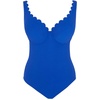 image:imagePanache Swim Spirit Rita Underwire One Piece  Tummy Control Swimsuit for Women with Scallop Edge amp Plunge NecklineCobalt