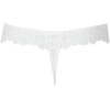 image:imagePanache Womens Allure Thong  Lace Thong with Gold Ring Detail Sheer Luxury LingerieIvory