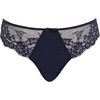 image:imagePanache Womens Ana Lace Thong  Flattering Lace Thong Satin Bow Detail Feminine Fit Sexy Lingerie EssentialMidnight Sequin