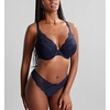 image:imagePanache Womens Ana Lace Thong  Flattering Lace Thong Satin Bow Detail Feminine Fit Sexy Lingerie EssentialMidnight Sequin