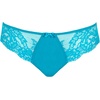 image:imagePanache Womens Ana Lace Thong  Flattering Lace Thong Satin Bow Detail Feminine Fit Sexy Lingerie EssentialOcean Blue