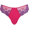 image:imagePanache Womens Ana Lace Thong  Flattering Lace Thong Satin Bow Detail Feminine Fit Sexy Lingerie EssentialOrchidIndigo
