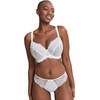 image:imagePanache Womens Ana Lace Thong  Flattering Lace Thong Satin Bow Detail Feminine Fit Sexy Lingerie EssentialWhite