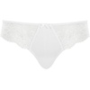 image:imagePanache Womens Ana Lace Thong  Flattering Lace Thong Satin Bow Detail Feminine Fit Sexy Lingerie EssentialWhite