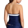 image:imagePanache Womens Anya Cruise Bra Sized Molded Bandeau TankiniNavyWhite