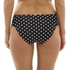 image:imagePanache Womens Anya Spot Gather Bikini BottomBlackWhite