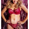 image:imagePanache Womens Clara Lace amp Sheer Bikini Brief  Stretch Lace Panty Everyday Comfort Bikini Cut UnderwearOrchidRed