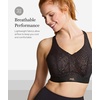 image:imagePanache Womens Endurance Wired Sports Bra  NonPadded Breathable SeamFree Cup SupportBlack