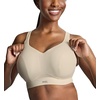 image:imagePanache Womens Endurance Wired Sports Bra  NonPadded Breathable SeamFree Cup SupportChalk