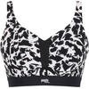 image:imagePanache Womens Endurance Wired Sports Bra  NonPadded Breathable SeamFree Cup SupportMono Print