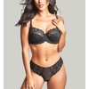 image:imagePanache Womens Envy Lace Thong  Sexy Lace Underwear Jacquard Design Comfortable Fit Matching Lingerie SetBlack