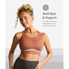 image:imagePanache Womens Freedom NonWired Sports Bra  Seamless Comfort amp Support with Lycra Adaptiv FabricBlackChalk