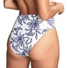 image:imagePanache Womens Gingham High Waist Midi Bikini Brief  Flattering Swim BottomsCapri Print