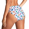 image:imagePanache Womens Gingham High Waist Midi Bikini Brief  Flattering Swim BottomsFlutter Print