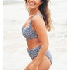image:imagePanache Womens Gingham High Waist Midi Bikini Brief  Flattering Swim BottomsNavy Gingham