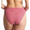 image:imagePanache Womens Gingham High Waist Midi Bikini Brief  Flattering Swim BottomsRed Gingham