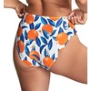image:imagePanache Womens Gingham High Waist Midi Bikini Brief  Flattering Swim BottomsSicily Print