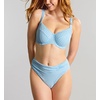 image:imagePanache Womens Gingham High Waist Midi Bikini Brief  Flattering Swim BottomsSky Blue Gingham