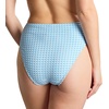 image:imagePanache Womens Gingham High Waist Midi Bikini Brief  Flattering Swim BottomsSky Blue Gingham