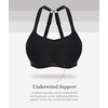 image:imagePanache Womens High Impact Underwire Sports Bra Max Support Moisture Wicking Heavy Duty Sports Bra for WomenGrey Marl