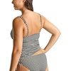 image:imagePanache Womens Iris Balcony Tankini Top  NonPadded Adjustable Straps Sustainable Gingham FabricBlack Gingham