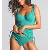 image:imagePanache Womens Iris Balcony Tankini Top  NonPadded Adjustable Straps Sustainable Gingham FabricGreen Gingham