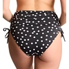 image:imagePanache Womens Midi Swim Brief  HighWaist Coverage Sleek Support QuickDry FabricPolka Dot Print