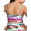 image:imagePanache Womens Milano Balconette Underwire Tankini TopIkat Print