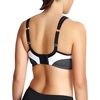 image:imagePanache Womens Plus Size NonWired Sports BraWhite  Black