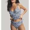 image:imagePanache Womens Serengeti Balconnet Underwire Tankini SW1651Blue Animal