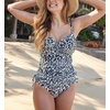 image:imagePanache Womens Serengeti Balconnet Underwire Tankini SW1651Blue Animal