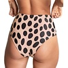 image:imagePanache Womens Spirit High Waist Brazilian Bikini Bottoms  Cheeky Coverage Gathered DetailAmalfi Print