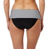 image:imagePanache Womens Swim Womens Anya Stripe Folded Bikini BottomBlackWhite