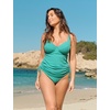 image:imageSW1744 Panache Iris Balcony Tankini TopGreen Gingham