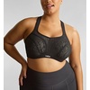 image:imageSculptresse by Panache Womens PlusSize NonPadded HighImpact Underwire Sports BraBlackChalk