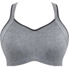 image:imageSculptresse by Panache Womens PlusSize NonPadded HighImpact Underwire Sports BraCharcoal Mrl