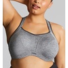 image:imageSculptresse by Panache Womens PlusSize NonPadded HighImpact Underwire Sports BraCharcoal Mrl