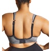 image:imageSculptresse by Panache Womens PlusSize NonPadded HighImpact Underwire Sports BraCharcoal Mrl