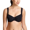 image:imagePanache Swim Anya Riva Underwire Bikini Top  Side Support Full Bust Lift Adjustable Straps NonPadded Luxury SwimwearBlack