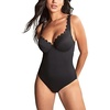 image:imagePanache Swim Spirit Rita Underwire One Piece  Tummy Control Swimsuit for Women with Scallop Edge amp Plunge NecklineBlack