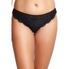 image:imagePanache Womens Andorra Lace Thong Panty  Soft Pearl Stretch Lace with Bow Detail Comfortable Everyday FitBlack