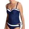 image:imagePanache Womens Anya Cruise Bra Sized Molded Bandeau TankiniNavyWhite