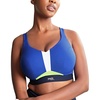 image:imagePanache Womens Endurance Wired Sports Bra  NonPadded Breathable SeamFree Cup SupportBlue