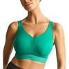 image:imagePanache Womens Endurance Wired Sports Bra  NonPadded Breathable SeamFree Cup SupportGreen