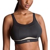 image:imagePanache Womens Freedom NonWired Sports Bra  Seamless Comfort amp Support with Lycra Adaptiv FabricBlackChalk