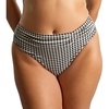 image:imagePanache Womens Gingham High Waist Midi Bikini Brief  Flattering Swim BottomsBlack