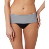 image:imagePanache Womens Swim Womens Anya Stripe Folded Bikini BottomBlackWhite