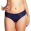 image:imagePanache Womens Tango Brief  Microfibre Underwear with Leaf Embroidery Soft and Comfortable FitNavy