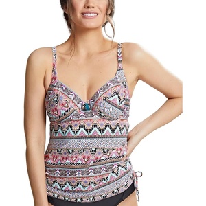 image:imagePanache Eclectic Boho Adjustable Side Underwire Tankini SW1811Multis